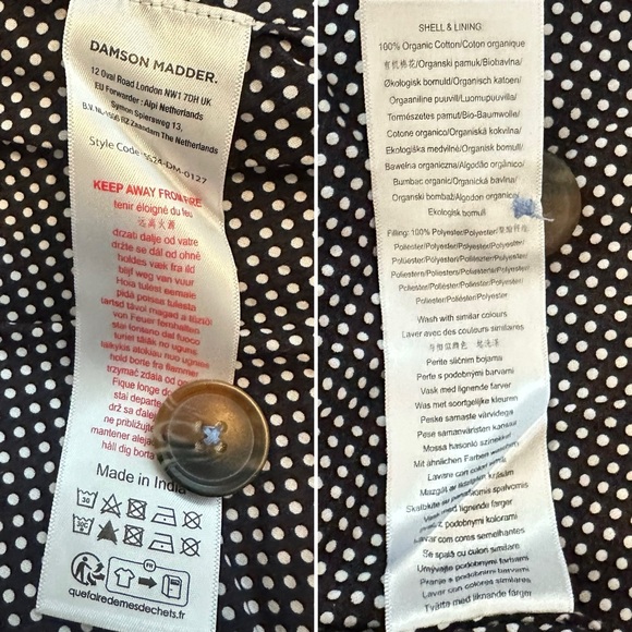 Damson Madder Macy Patchwork Quilted Jacket - Picture 16 of 17